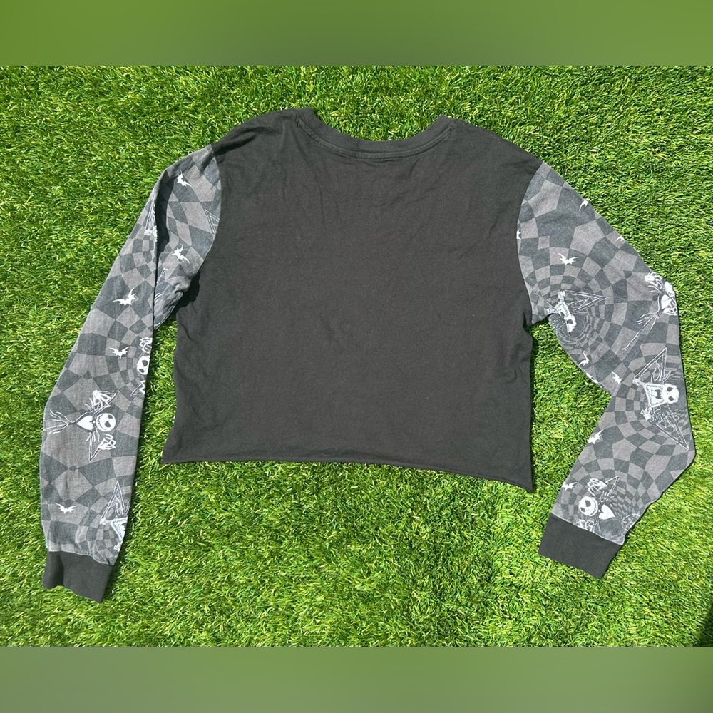 Vans X Disney Nightmare Before Christmas Jacks Checks Shirt Skellington Crop M - Picture 5 of 9